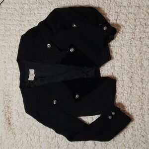Vintage valentino Miss V velvet/wool blend cropped jacket